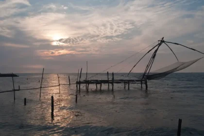 Fort Kochi tourist places – ചീനവലകളും സൂര്യാസ്തമയവും